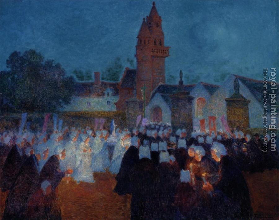 Ferdinand Loyen Du Puigaudeau : Procession at Nenvic